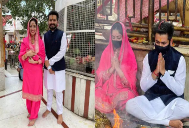 Yami Gautam and Aditya Dhar pray at Naina Devi in Himachal