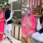 Yami Gautam and Aditya Dhar pray at Naina Devi in Himachal