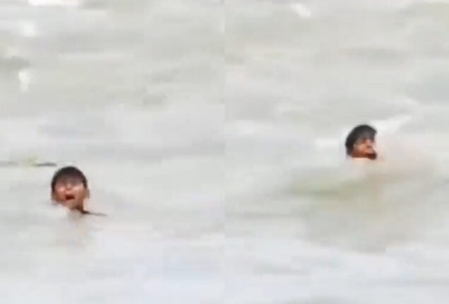 Watch Video: Boy drowned in full of the crocodile river