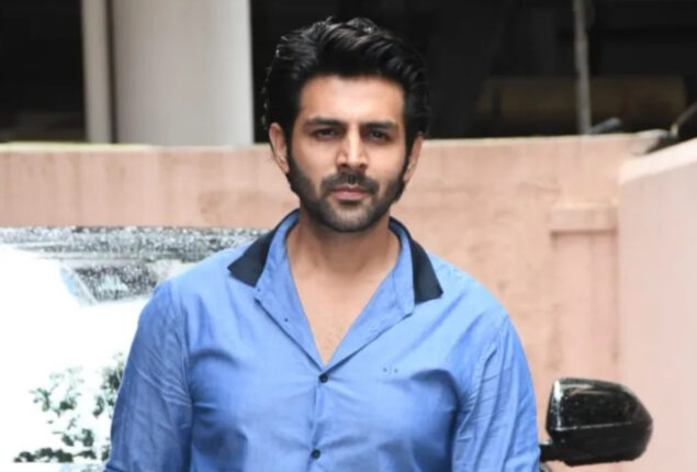 Kartik Aaryan is seen outside Sanjay Leela Bhansali’s office
