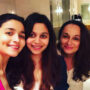 Alia Bhatt with mom Soni Razdan and sister Shaheen in throwback Photo
