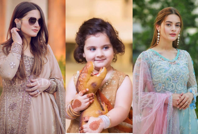 Aiman Khan and Minal Khan with pretty Amal Muneeb