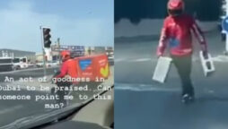 Dubai Crown Prince tweets video of food delivery agent clearing traffic