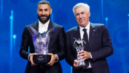 Karim Benzema and Putellas win UEFA player of the year prizes