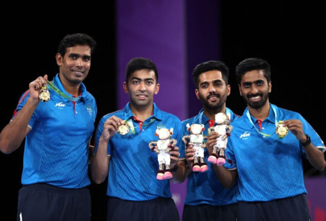 India defends its table tennis championship at CWG 2022
