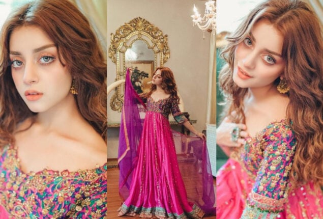 Alizeh Shah radiates glamour in multi-colored outfit, pictures