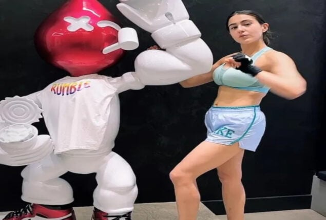 Sara Ali Khan provides weekend inspiration with boxing workout