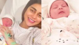 Sadaf Kanwal’s glimpses with her new born baby goes viral 