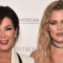 Khloe Kardashian reacts to a joke about her mom Kris Jenner