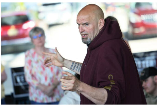 John Fetterman announces first rally since may stroke