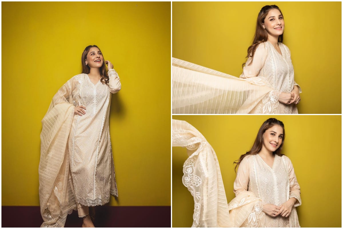 Hina Altaf keeps her festive style shining gorgeously