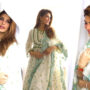 Jacqueline Fernandez represents 75th independence day dresses in white and green