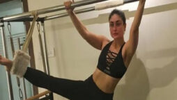 Kareena Kapoor khan shares workout routine from her home
