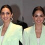 Kiara Advani Casts a Spell in sports pastel blazer with shorts