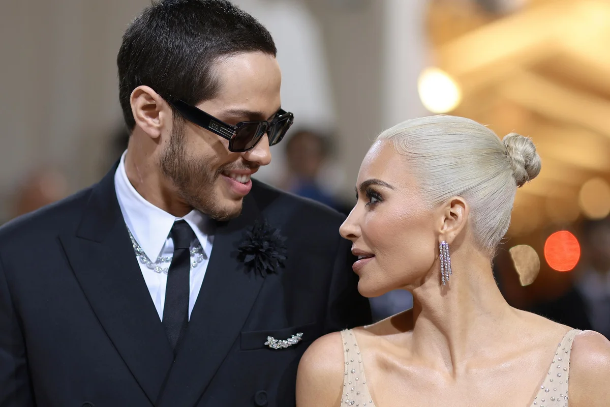 Kim Kardashian and Pete Davidson