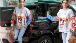 Kriti Sanon major winter fashion goals in Pull & Bear sweatshirt