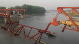 Munda Headworks Bridge sweeps away in Charsadda