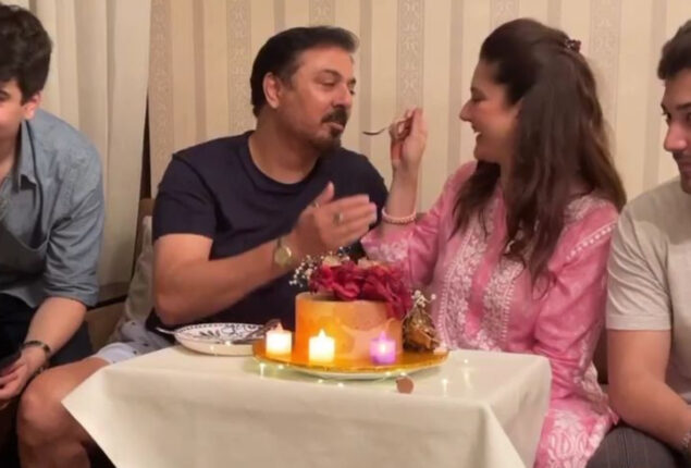 Nauman Ijaz Celebrates Wife Rabia’s Birthday with full zeal
