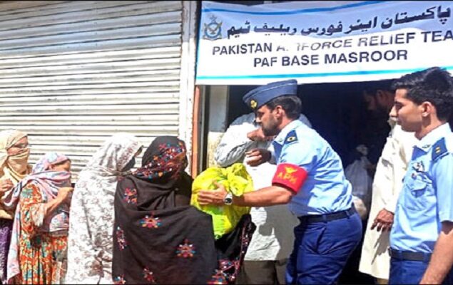 PAF empowers state institutions by vigorously undertaking relief operations