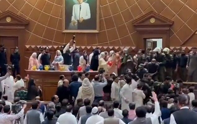 Arrest warrants for 12 PML-N leaders issued in Punjab Assembly violence case