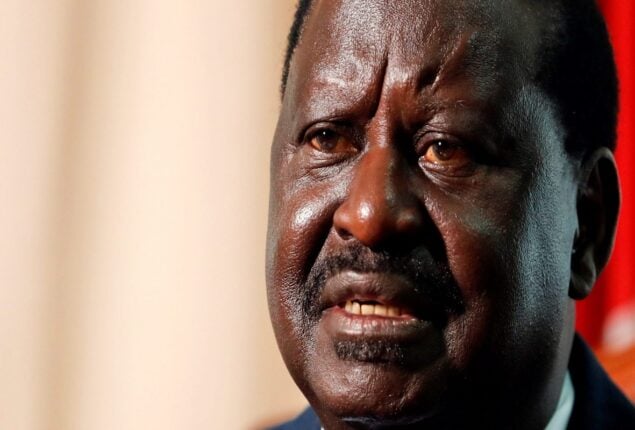 Raila Odinga contests the outcome of the Kenyan election