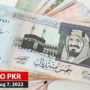SAR TO PKR and other currency rates in Pakistan on 07 Aug 2022
