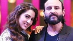 Sara Ali Khan and saif ali khan