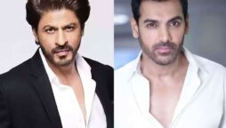 Shah Rukh Khan reveals John Abraham’s look from Pathaan