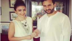 Soha Ali Khan offers a glimpse of Saif Ali Khan’s birthday at home