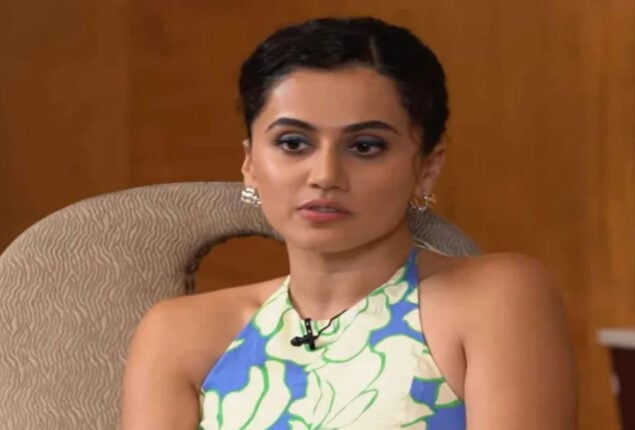 Taapsee Pannu shouted at a reporter at recent event