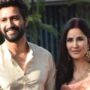 Vicky Kaushal and Katrina Kaif raise flag on their balcony 