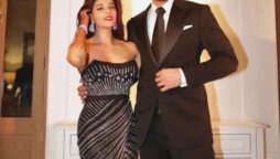 Arjun Kanungo & Carla Dennis slay in black on their first night out