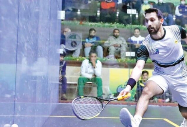 Pakistani squash players in men’s doubles round of 32