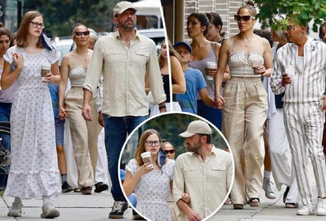 Ben Affleck takes Violet out in style