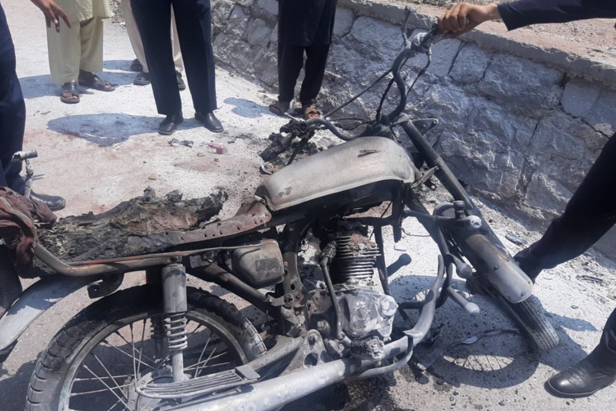 motorcyle explosion