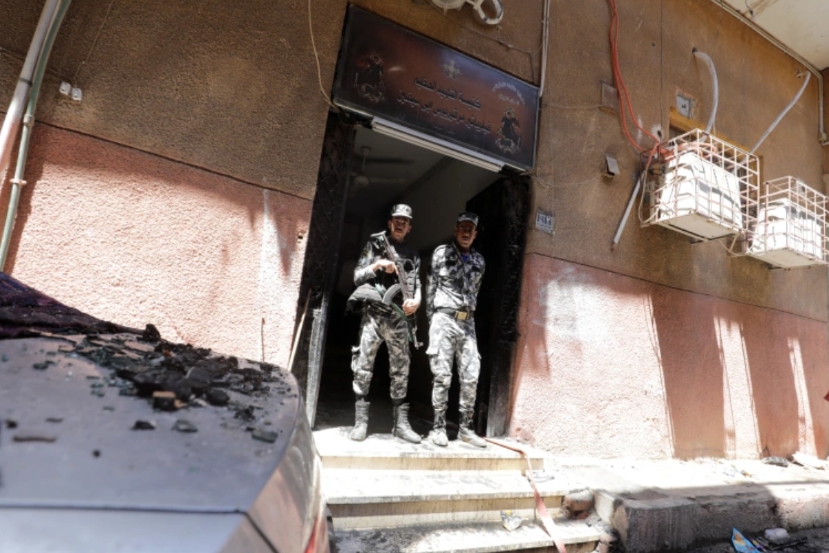 Egypt church fire