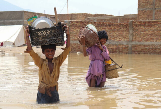 Torrential rains poses flood situation in Dadu