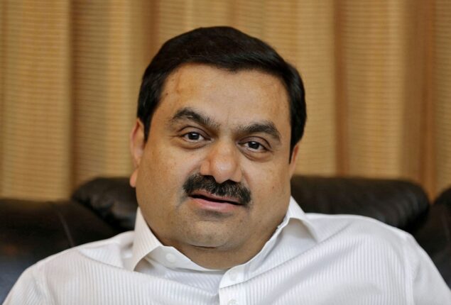 Third richest person in the world is Indian businessman Gautam Adani.