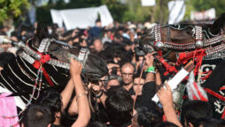 Mourning processions of 9th Muharram being taken out today