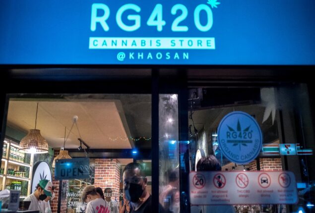 Cannabis cafe now opened in Thailand
