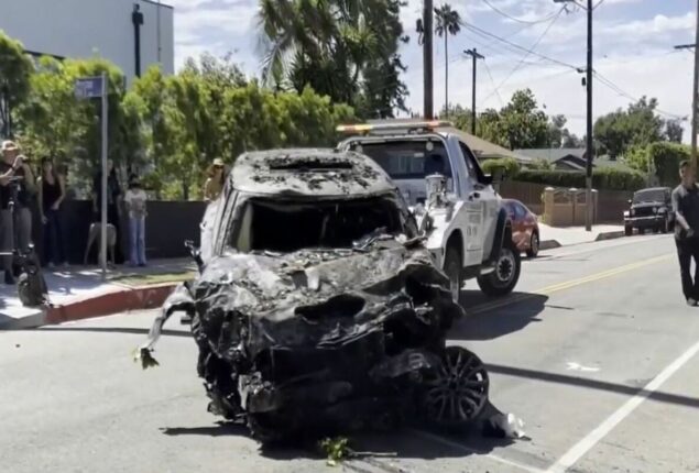 Actress Anne Heche badly hurt after a car crashed into CA home