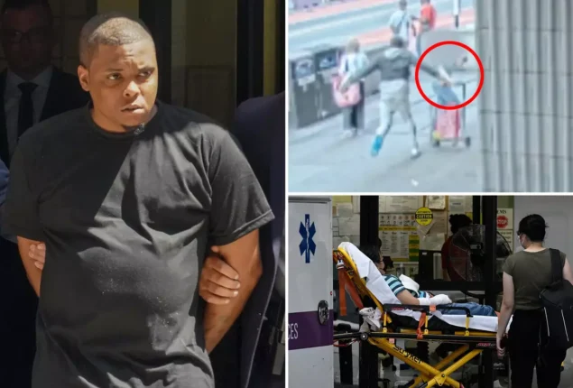 Asian lady attacked with a box cutter; guy charged with hate crime in NYC
