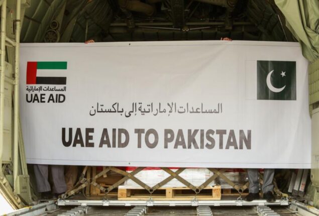UAE authorities contact COAS Bajwa, pledge relief items for flood victims