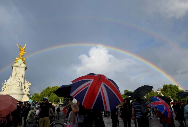 Rain expected at Queen Elizabeth II funeral day