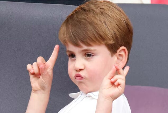 Innocent reaction of Prince Louis over Queen Elizabeth’s death