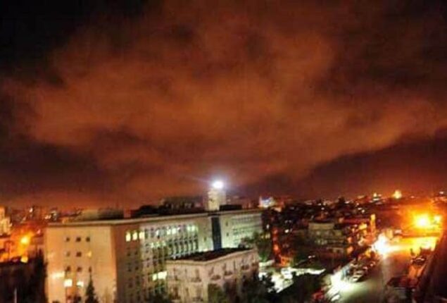 Syria reports five deaths from an Israeli airstrike