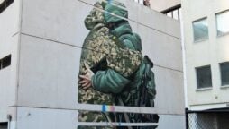 Artist removes street painting of Russia And Ukraine after backlash