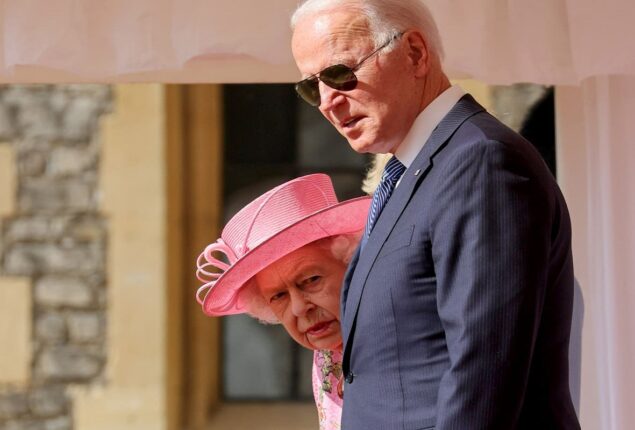 Biden won’t be accompanying a delegation to the funeral of Queen