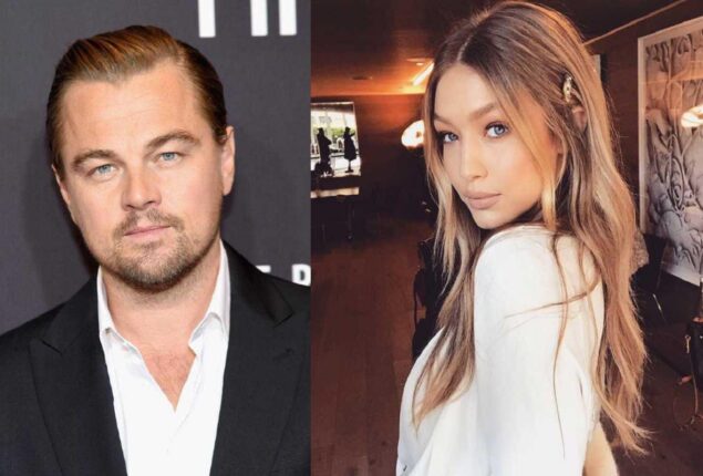 Gigi Hadid and Leonardo DiCaprio