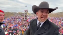 A New Mexico county commissioner and the founder of Cowboys for Trump were expelled from office